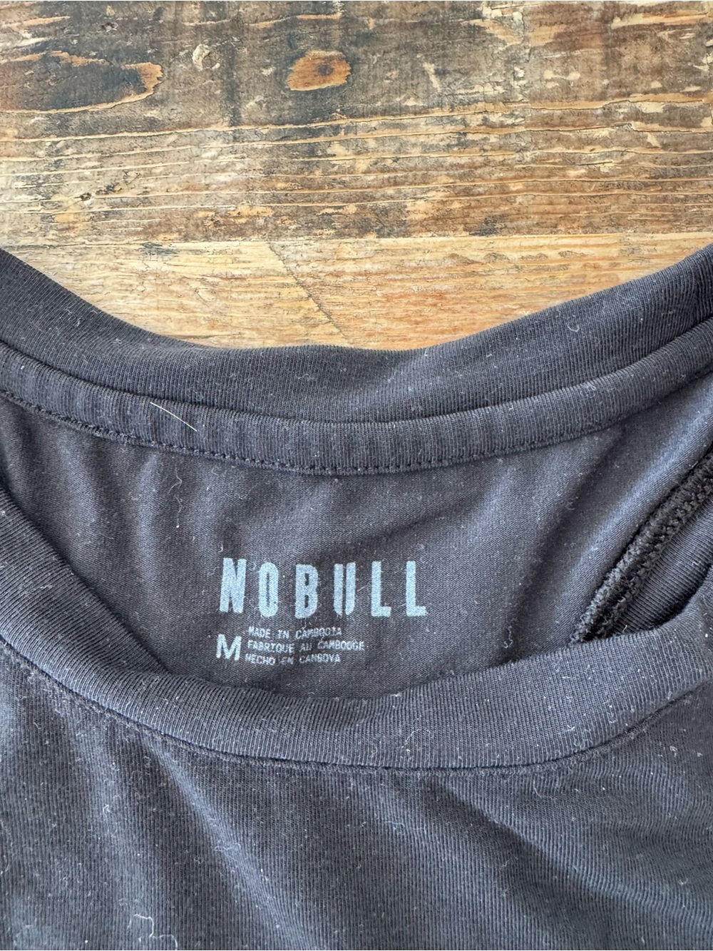 NOBULL Black Women's Fitted Logo Tank - Picture 2 of 2